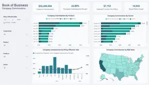 Insurance book of business report