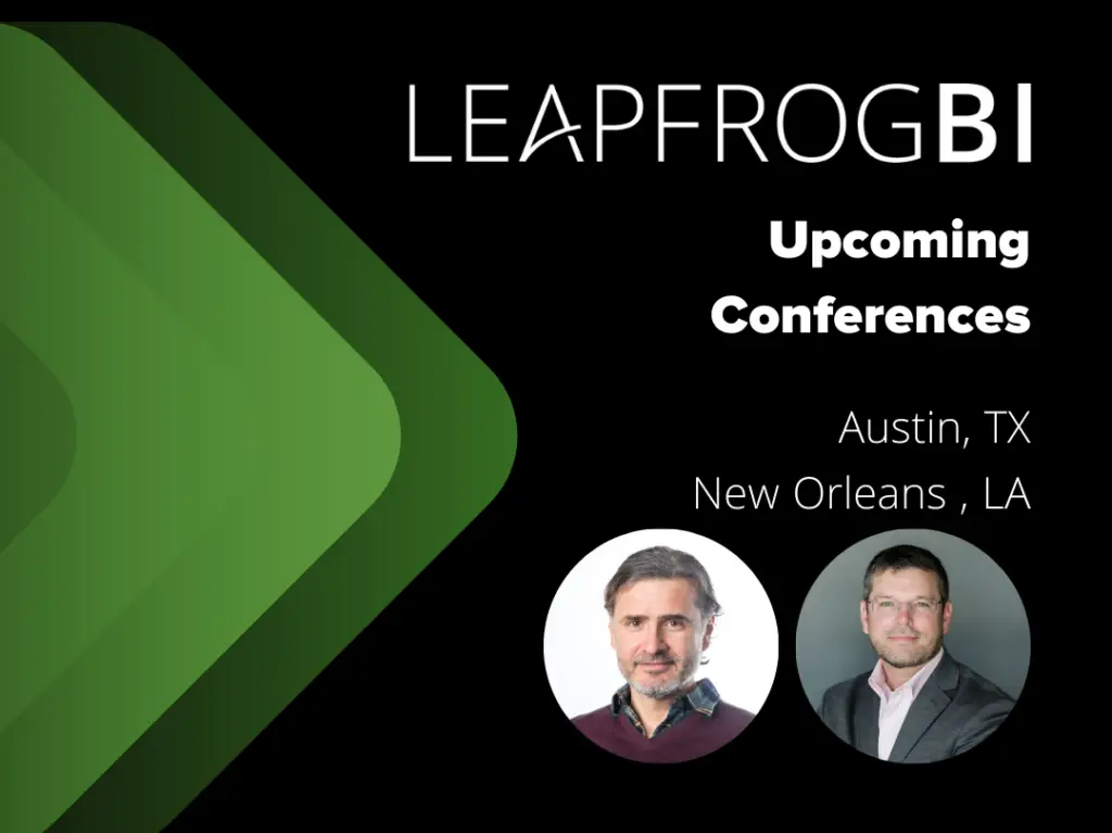 LeapFrogBI on the Road April 2024